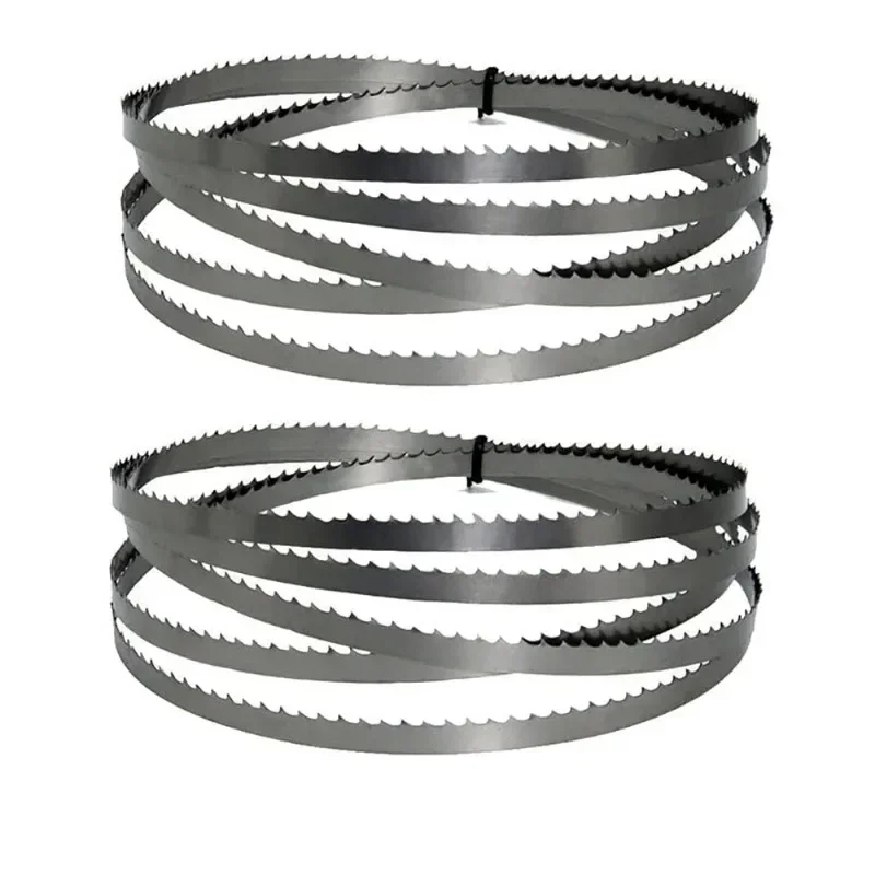 

2Pcs SK5 Band Saw Blades 2240 Bandsaw Blade 2240mm 6.35mm 0.5mm 6T TPI for Cutting Wood Non Ferrous Metals Plastic