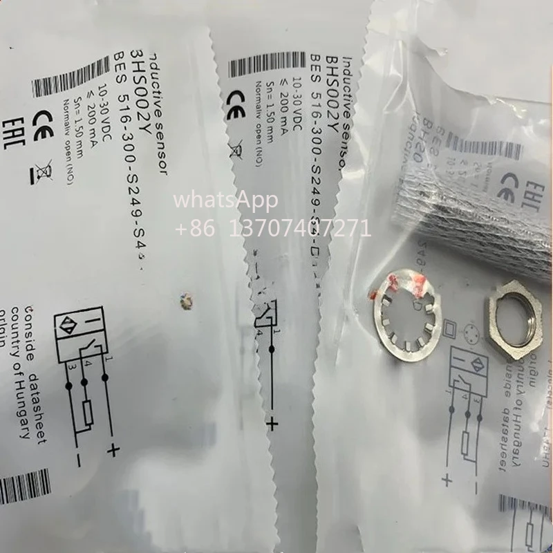 

New Proximity Switch BHS002Y BES 516-300-S249-S4-D High Pressure Resistant Sensor IP68