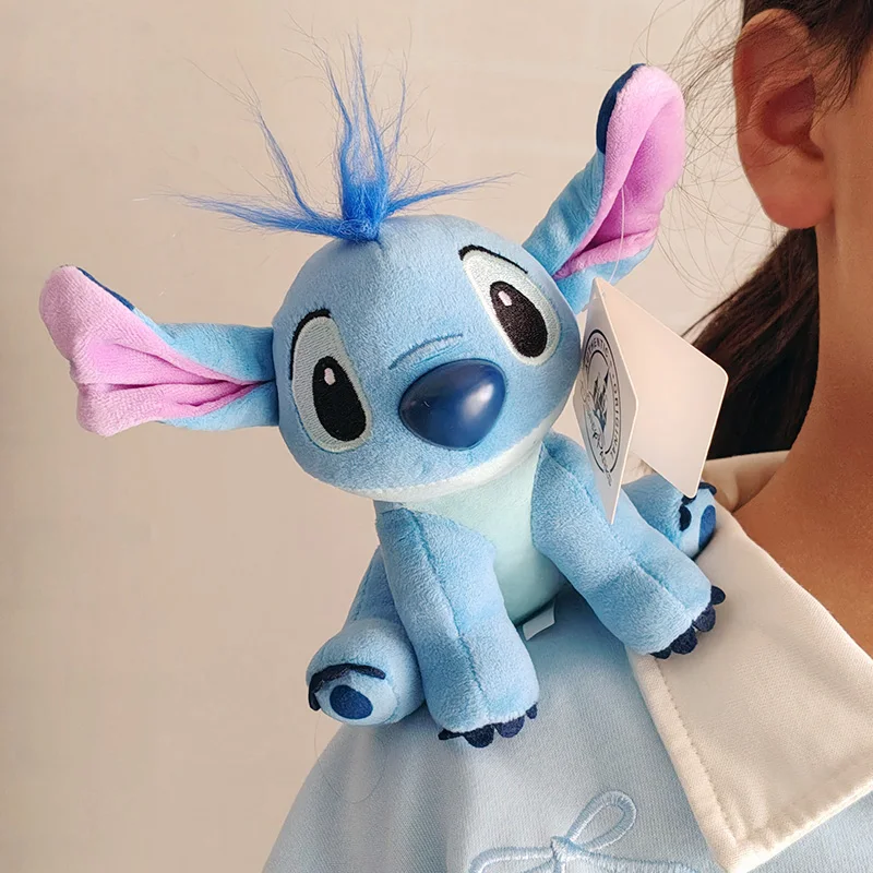 

15cm Fun Stitch Shoulder Magnet Plush Toy Disney Stuffed Doll Kawaii Movie Anime Things Cute Funny Gifts To Girlfriend For Girls