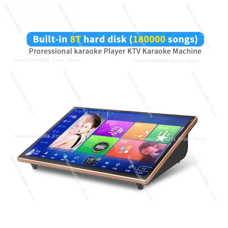 InAndOn Karaoke System 18.5-inch New Design Touch Screen Phone Song Karaoke Player Karaoke Machine 500G/1T/2T/3T/4T/6T/8T