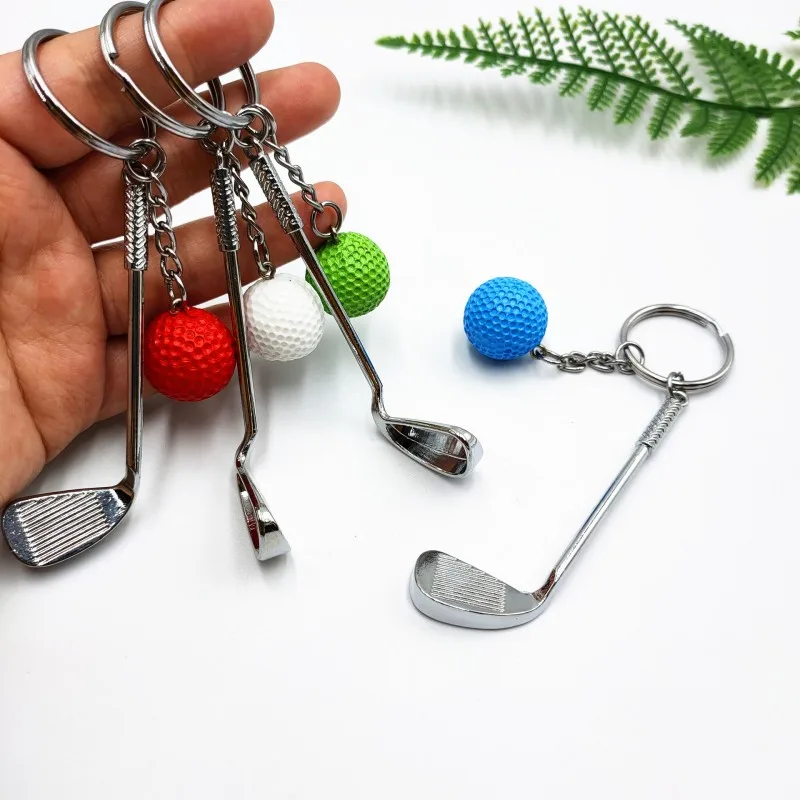 Golf Ball Key Chain Pendant: Add a Sporty Touch to Your Look! Perfect Gift for Golf Enthusiasts