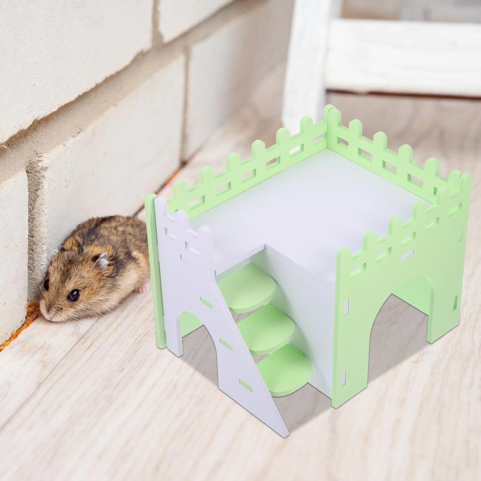 Petite cachette colorée pour Hamster, cochon d'inde, Rat, lapin, Pvc, cabane animale Durable, jeu de sommeil, Tunnel, Cage, accessoires