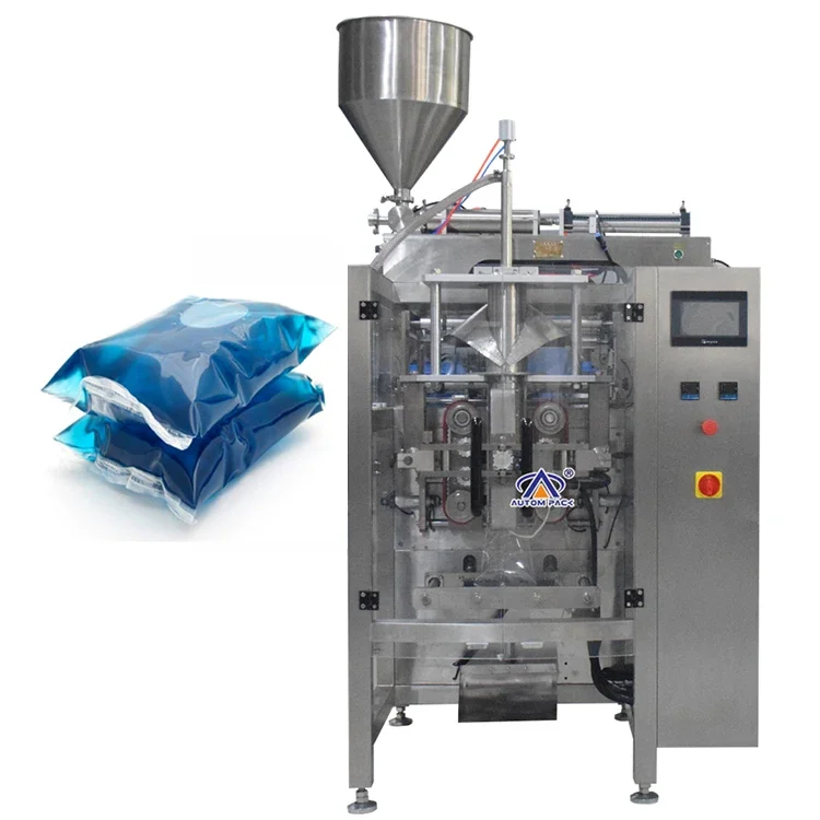 Autompack Manufacturer Factory Price Automatic Juice Milk Oil Butter Wine Coating Sauce Liquid Pouch Packing and Filling Machine