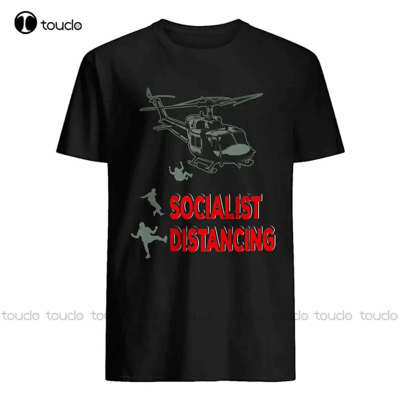 New Socialist Distancing Funny Pilot Socialist Distancing Helicopter T-Shirt T Shirt For Women Cotton Tee Xs-5Xl Unisex Tshirt