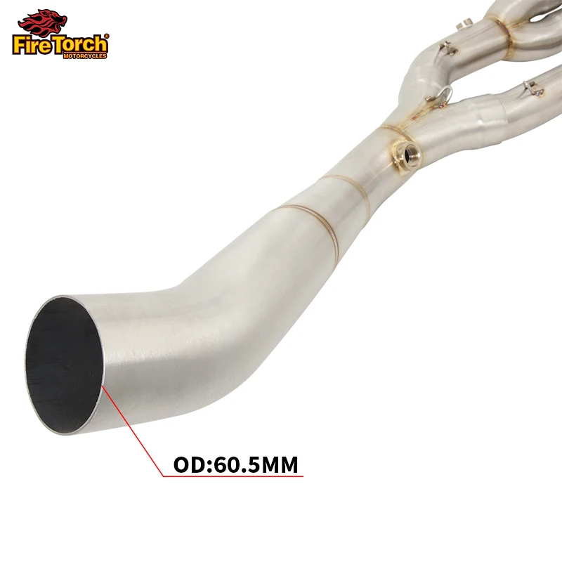Slip On For BMW S1000RR S1000r 2010-2018 Full System Motorcycle Exhaust Escape Moto Header Front Link Pipe Connect 60mm Muffler