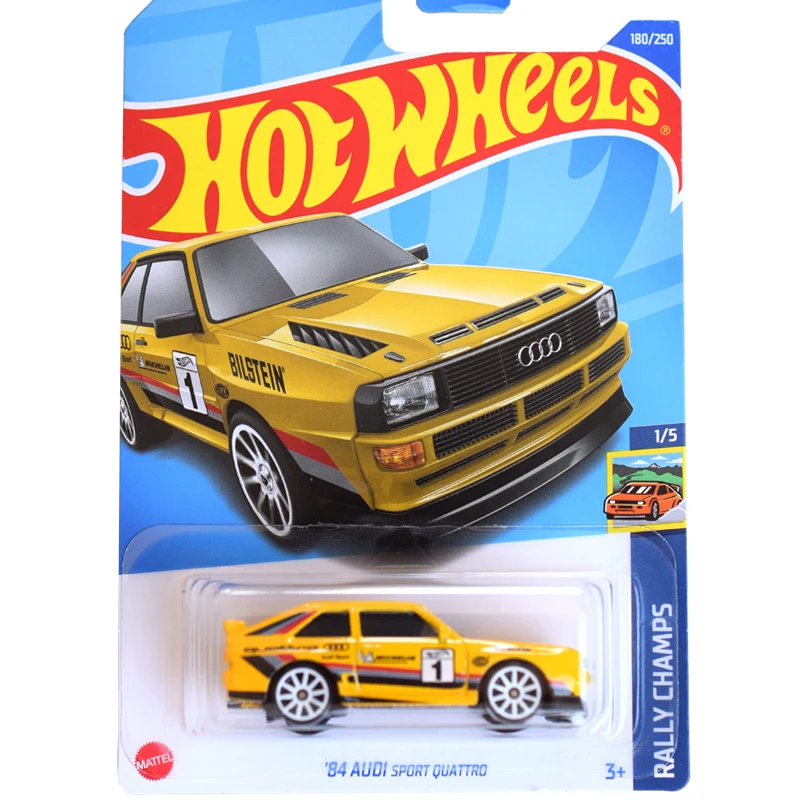 

2022-180 Hot Wheels Cars 84 AUDI SPORT QUATTRO 1/64 Коллекция металлических литых моделей игрушечных транспортных средств