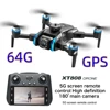 新しい XT808 スクリーンディスプレイ 5 グラムオプティカルフロー GPS 折りたたみドローン WIFI 伝送プロフェッショナル航空カメラ Quadcopter 64 グラム 2