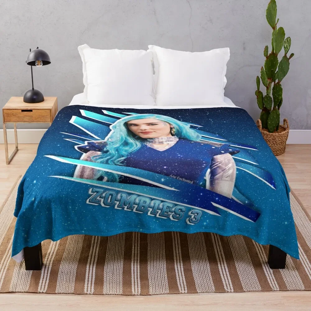 

Zombies 3 - Addison Alien - Galaxy Star Throw Blanket Fluffy Cozy Throw Blanket for Home Decor