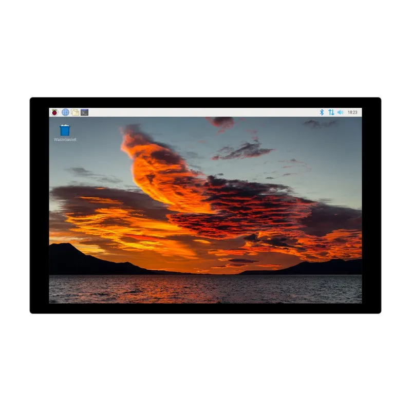 Capacitivo Touch Display para Raspberry pi Monitor de Computador Ligação Óptica Painel de Vidro Temperado 1280 × 800 Ips 8in