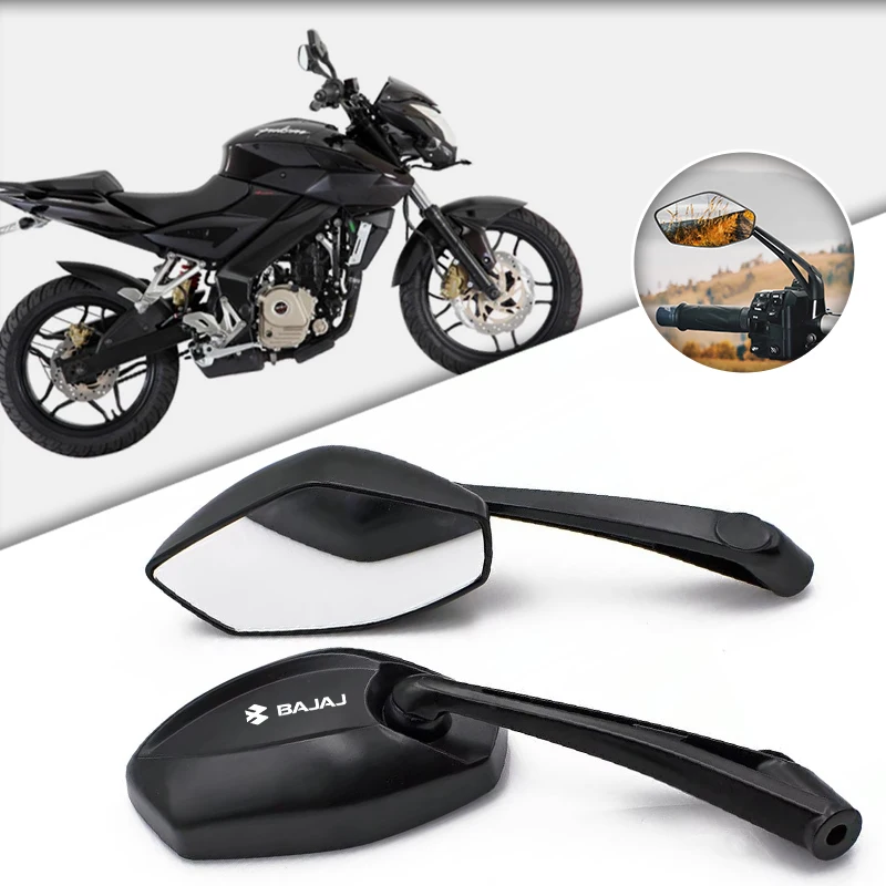 Easy Installation Motorcycle Rearview Mirror ATV Off-Road Moto Motorbike For Bajaj Dominar 250 400 Avenger Pulsar NS/200 RS/200