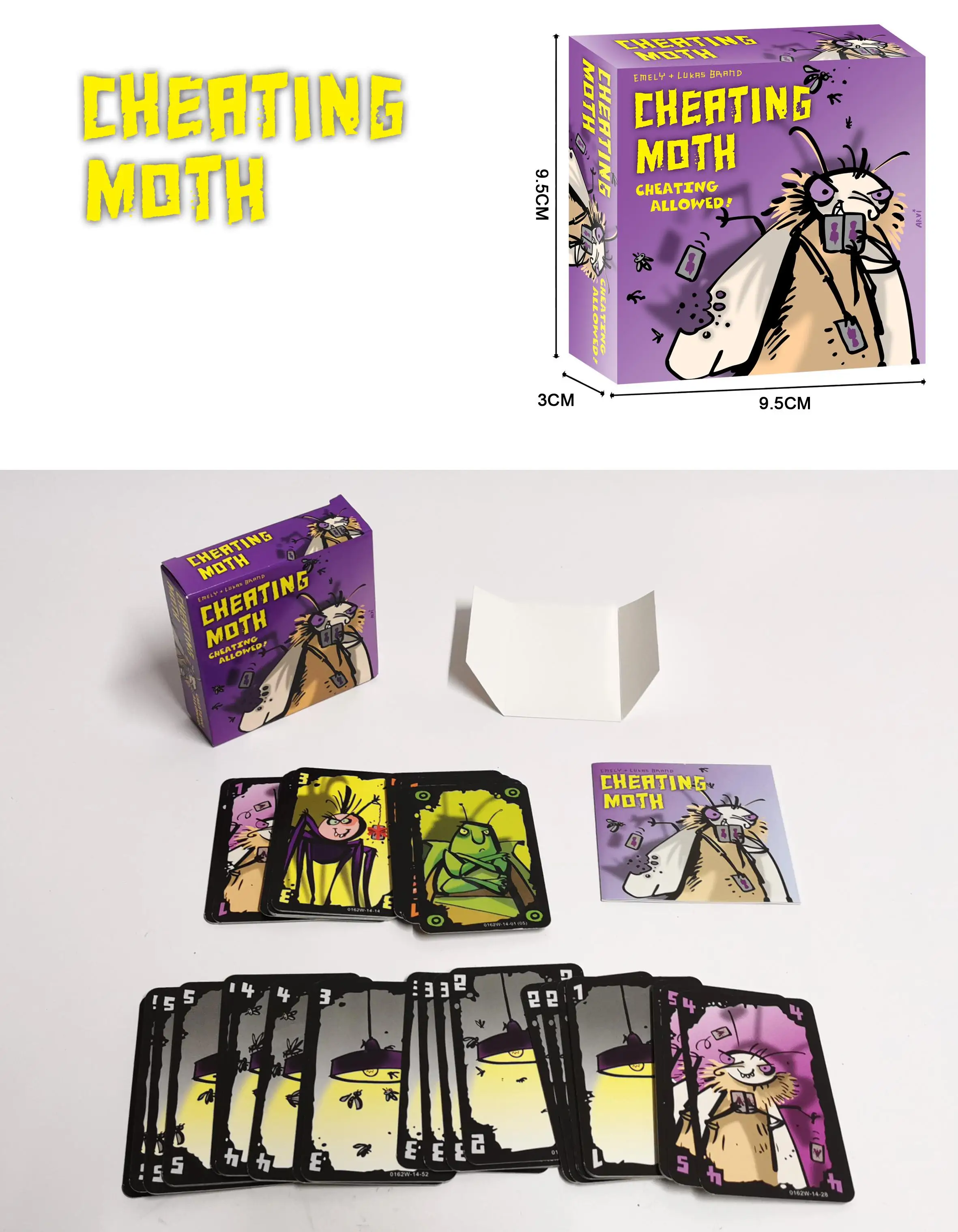 لعبة Mogel Motte Kaker Laken Poker Royal Card Game Devir-game Cheating Moth Board Deck #3