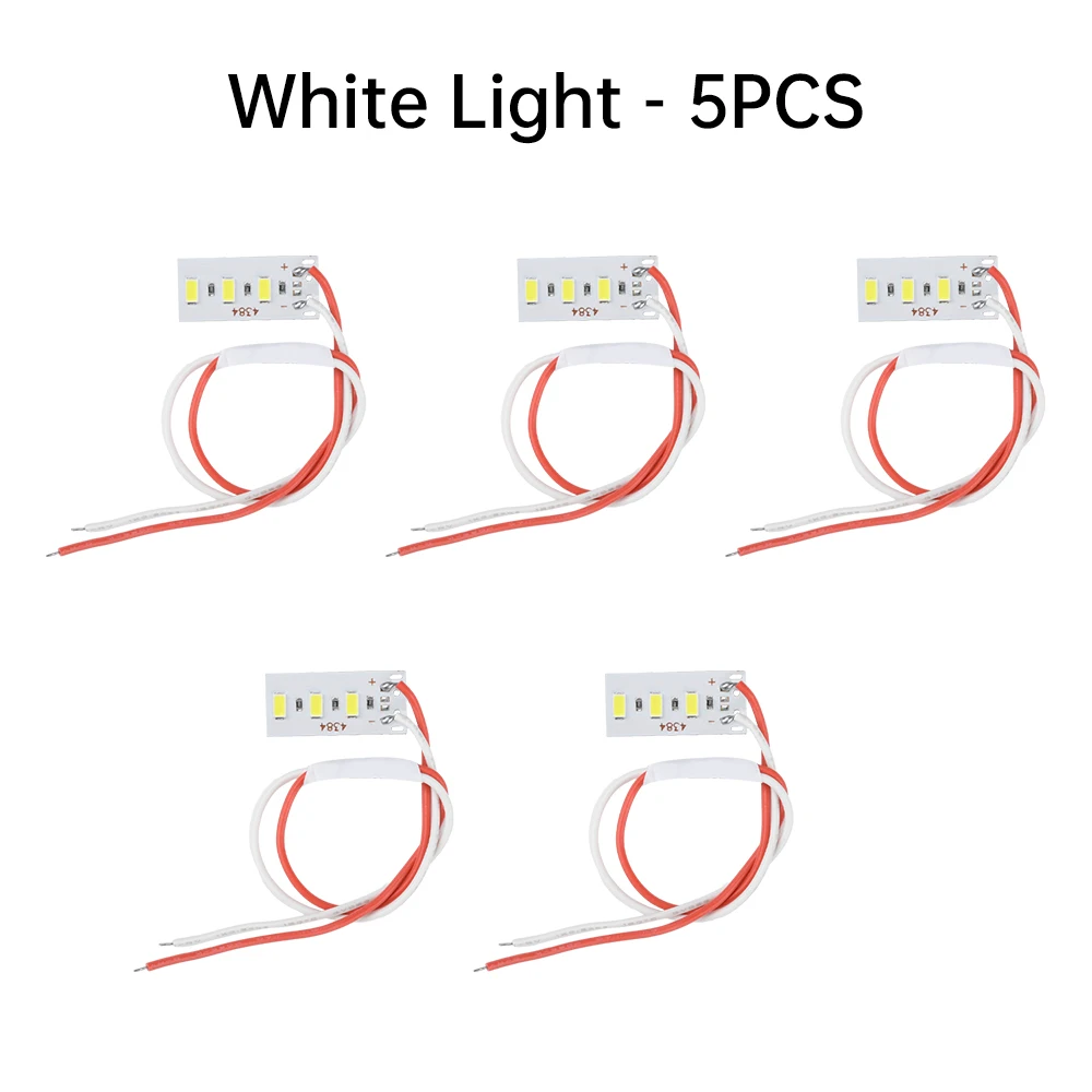 5PCS DC5V LED module 1.5W high brightness 5730 lamp beads color light source board lamp red/green purple yellow blue warm white