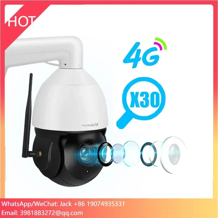 VStarcam CG630Q-X30P 4G AI caméra de détection humanoïde Rotation à 360 degrés 30X Zoom optique caméra de Surveillance extérieure