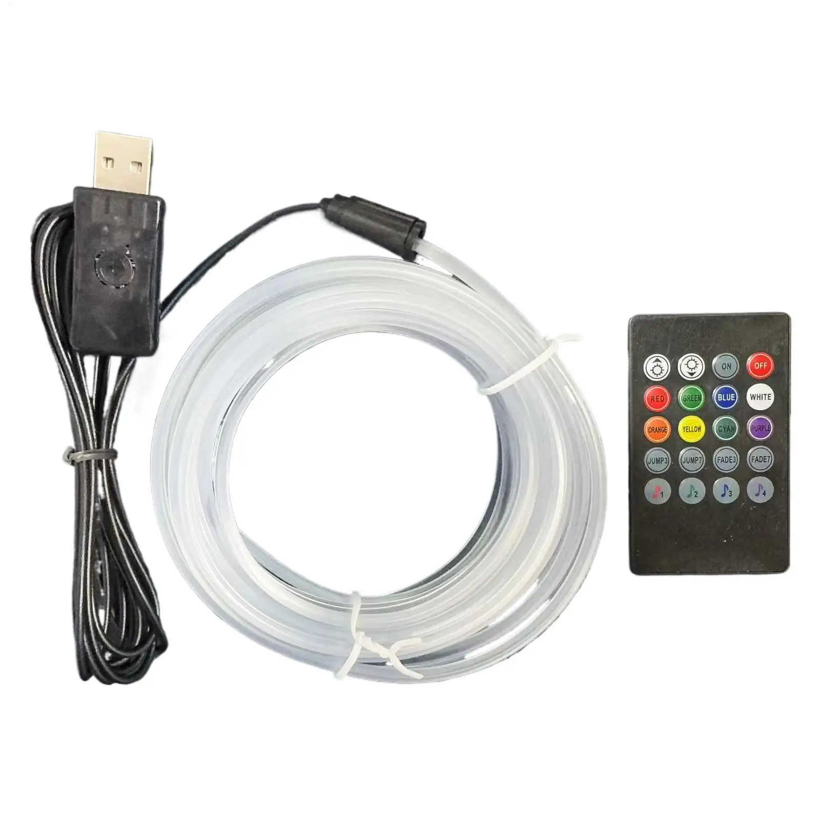 

Car Interior Ambient Lighting USB Voice-controlled LED Ambient Lights Strip RGB Auto Interior Lamp Strip For Auto Interior deco