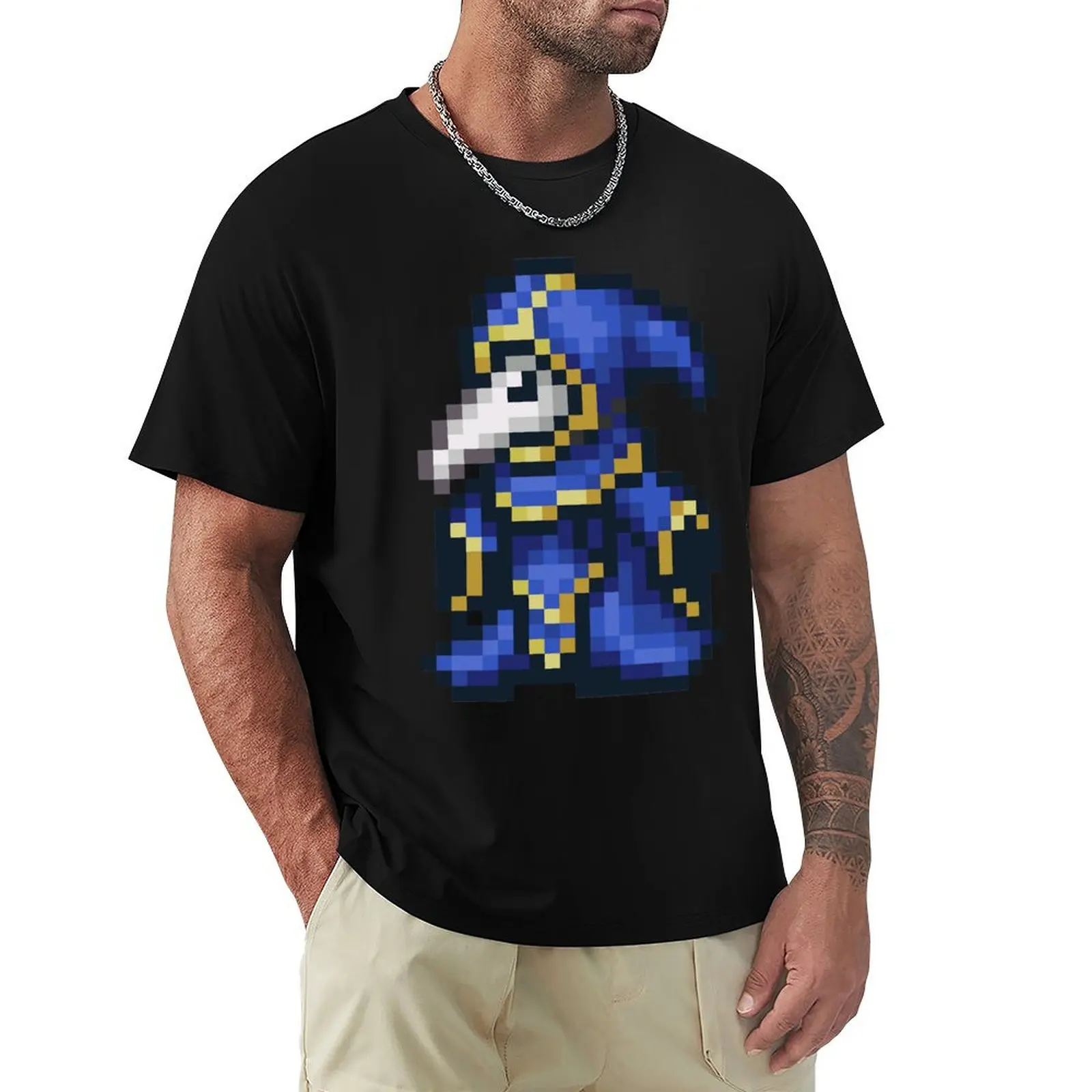 Terraria Lunatic Cultist T-Shirt Basic Solid Tee for Daily Use