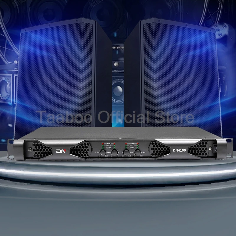 1000W*4 Professional Digital AMP Hifi High Power Professional post-stage Sound Amplifier 4 Channels for Home Theater Disco Stage