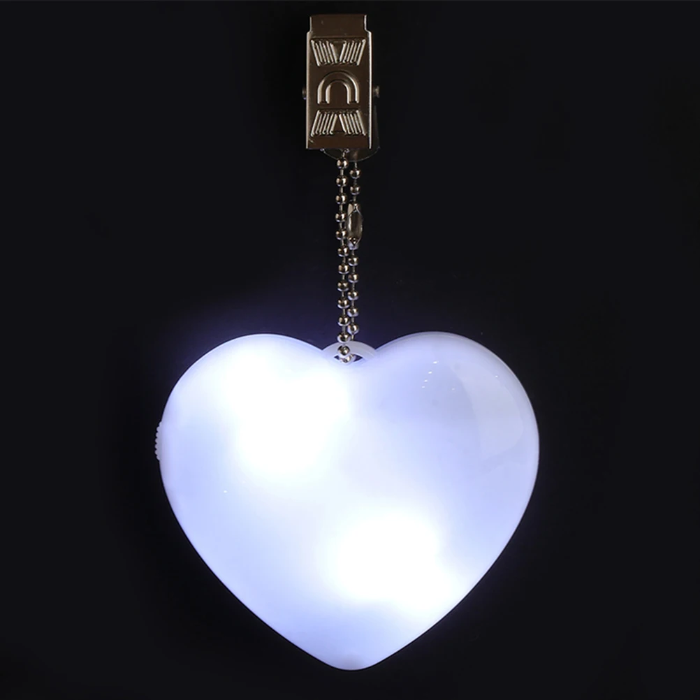 

2Pcs LED Touch Bag Light Small Handbag Lamp Purse Accessories Sensor Activated Night Light for Women Heart Design Portable