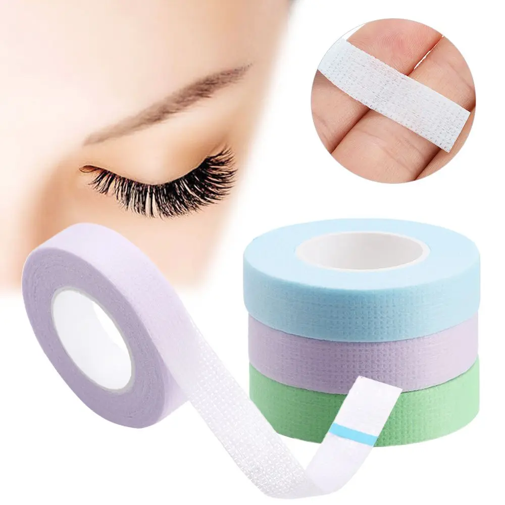 Sale Micropore Fabric Easy to tear Grafting Fake Lash False Eyelashes Extension Tape Individual Eye Lashes Tools Under Eye Pad