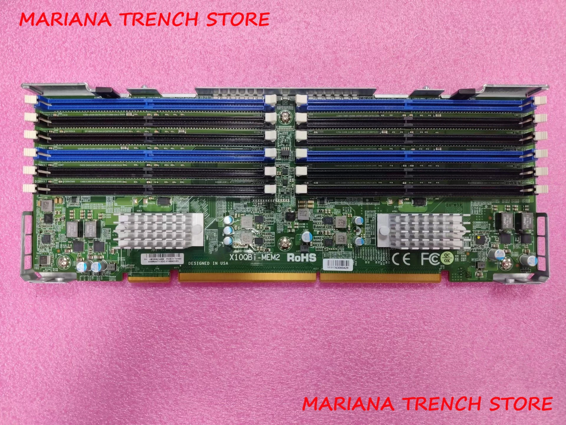 X10QBi-MEM2 for Supermicro Memory Module Supports 12x DIMMs / Module (up to 64GB DDR4 ECC LRDIMM / Slot)