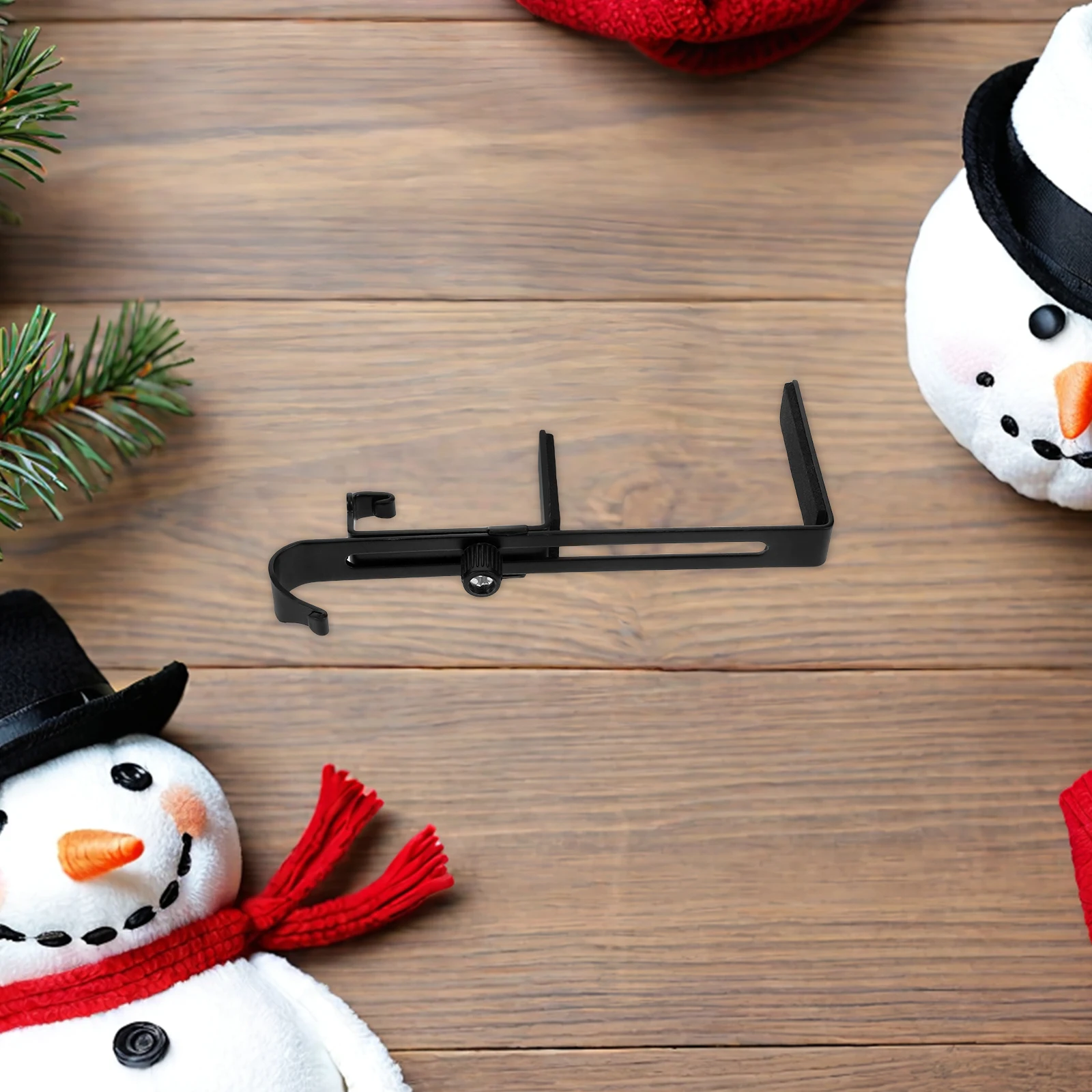 

6Pcs Weighted Stocking Holders for Mantle Heavy Duty Metal Hooks Adjustable Garland Hanger for Fireplace Christmas Holiday