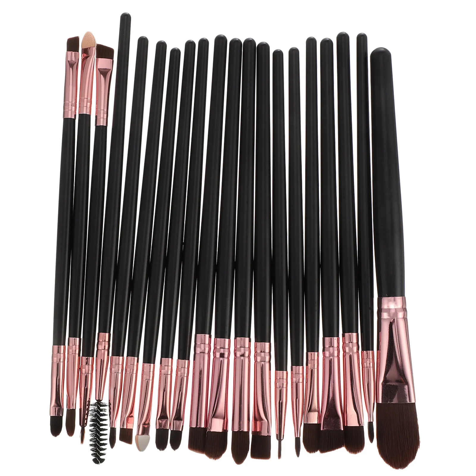 20Pcs Premium Makeup Brushes Set High Density Bristles Eyebrow Eye Face Powder Foundation Brush Professional Tool Kit
