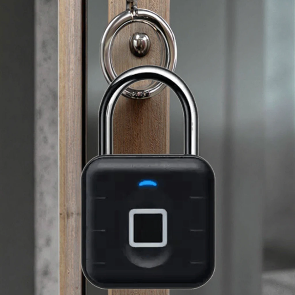 IP65 impermeable aleación de Zinc inteligente Tuya candado de huella digital seguridad inteligente cerradura electrónica inteligente nueva generación Tuya táctil