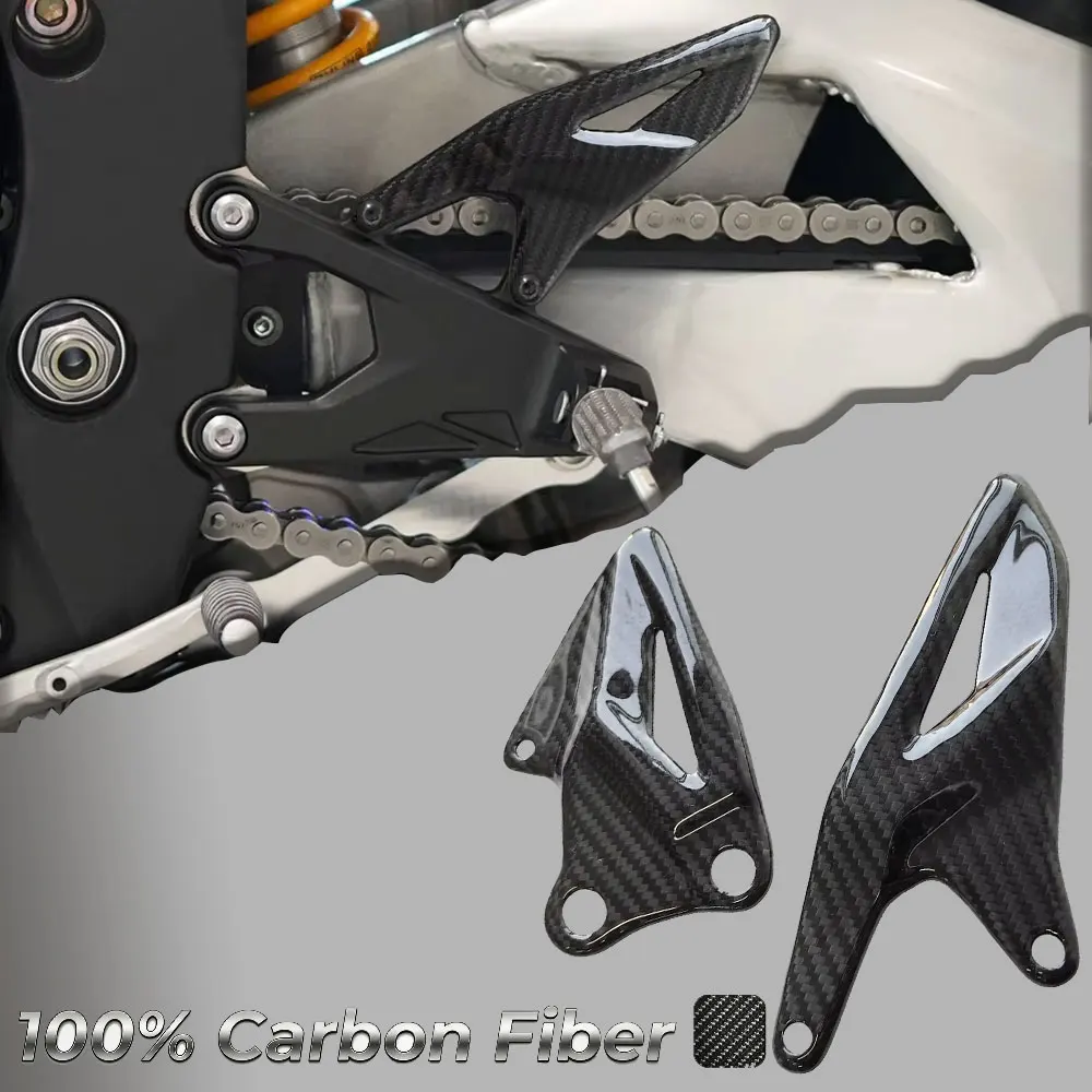 

Motorcycle Carbon Fiber Heel Plate Foot Pedal Protection Fairing Parts For Yamaha R1 R1M 2015 2016 2017 2018 2019 2020 2021 2022