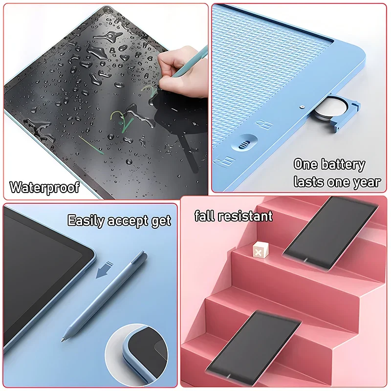 4.4/8.5/10/12/16Inch LCD Drawing Board Writing Tablet Digit Magic Blackboard Art Painting Tool Kids Toys Brain Game Child's Gift
