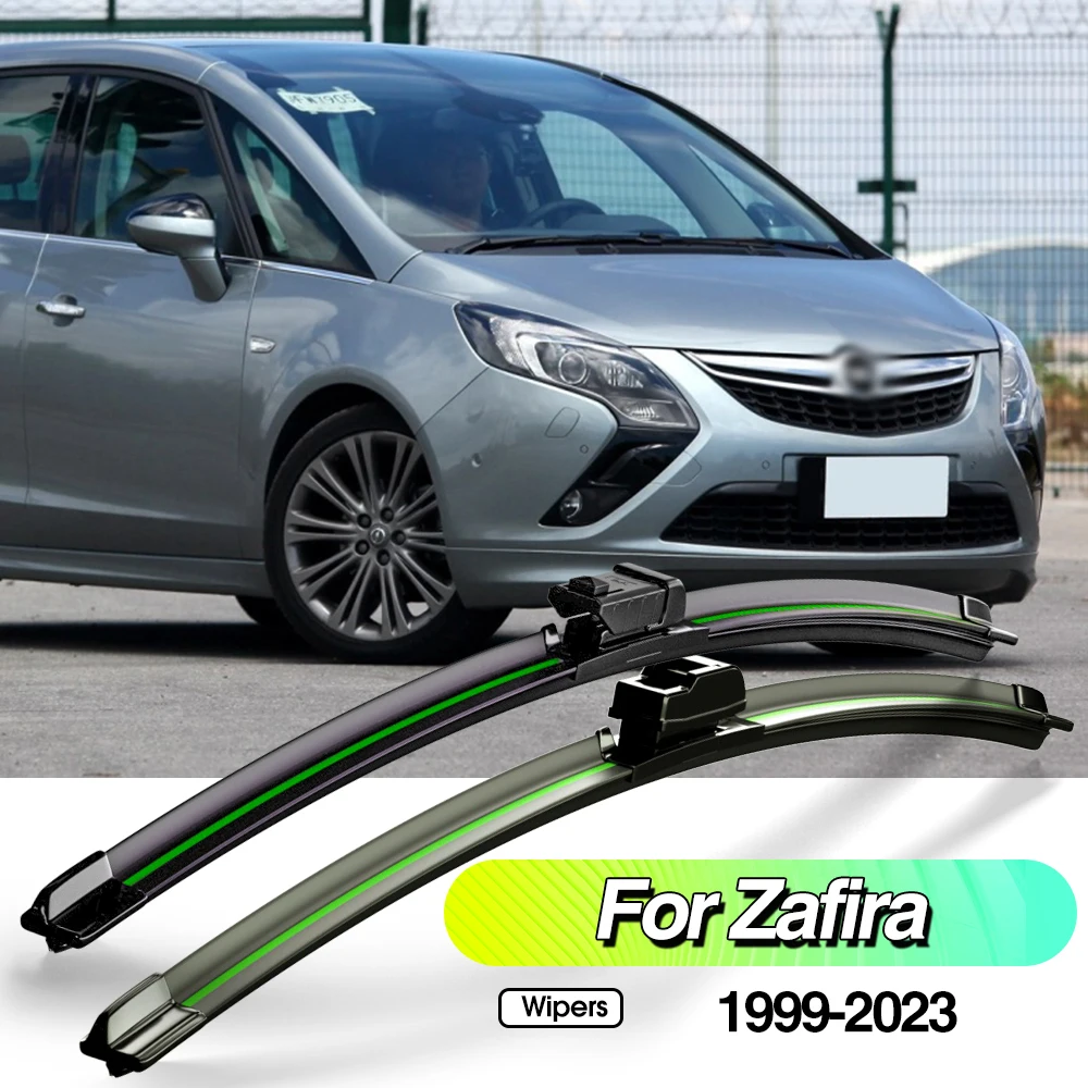 For Opel Zafira A B Tourer C 1999-2023 2pcs Front Windshield Wiper Blades Windscreen Window Accessories 2000 2004 2012 2018 2020