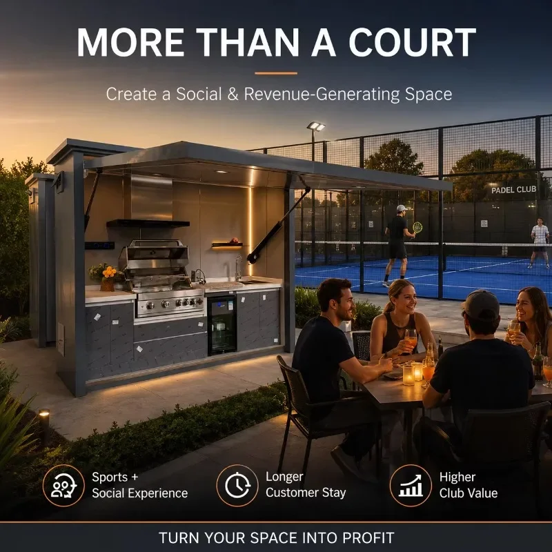 Modular Outdoor Kitchen BBQ Island Grill Station Stainless Steel Cabinet Sink Fridge Patio Suite