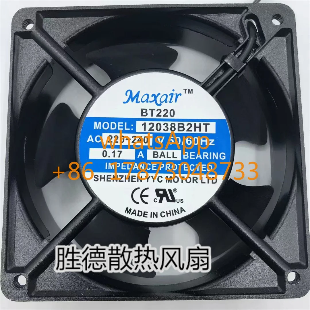 10Pcs BT200 12038B2XL 220V BT220 12038B2HT Maxair AC Fan