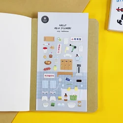 Korean Import Suatelier Bathhouse Paper Stickers Scrapbooking Diy Journal Stationery Cute Sticker Art Dec School Supplies 1175