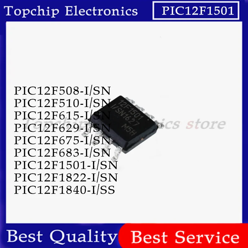 10Pcs Pic12F508 Pic…