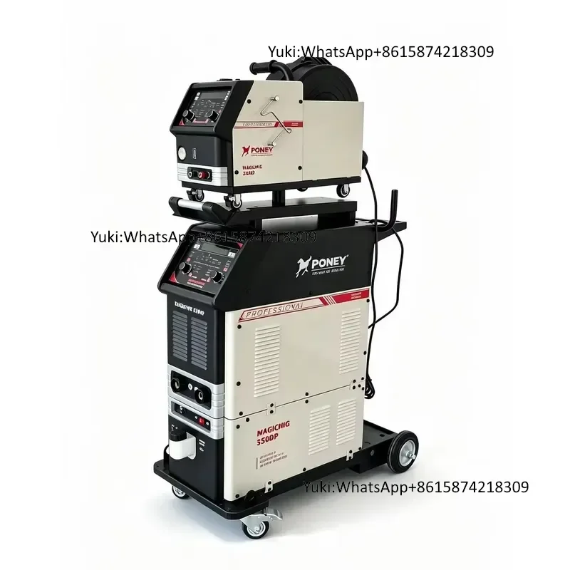 MAGICMIG-500DP Water Cooled Double Pulse MIG Welder 500A Heavy Duty Industrial Welder, Stainless Steel  Efficiency