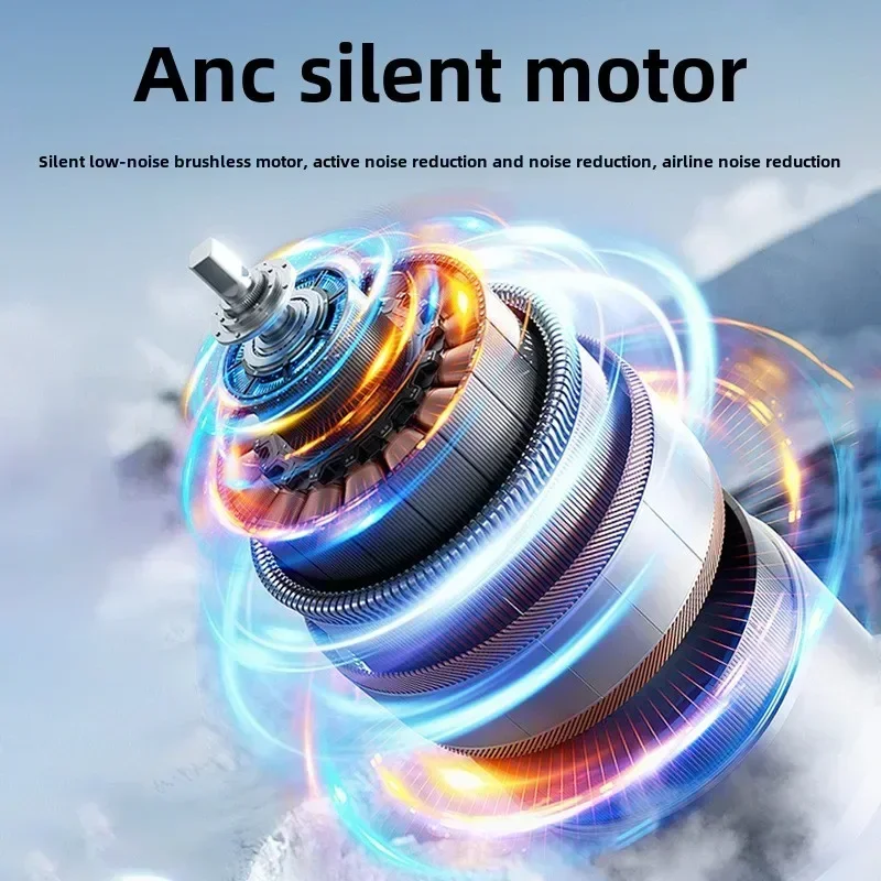 TINSOL 5200 мАч портативный электрический вентилятор охлаждения высокоскоростной охлаждающий вентилятор USB зарядка светодиодный цифровой дисплей ручной вентилятор