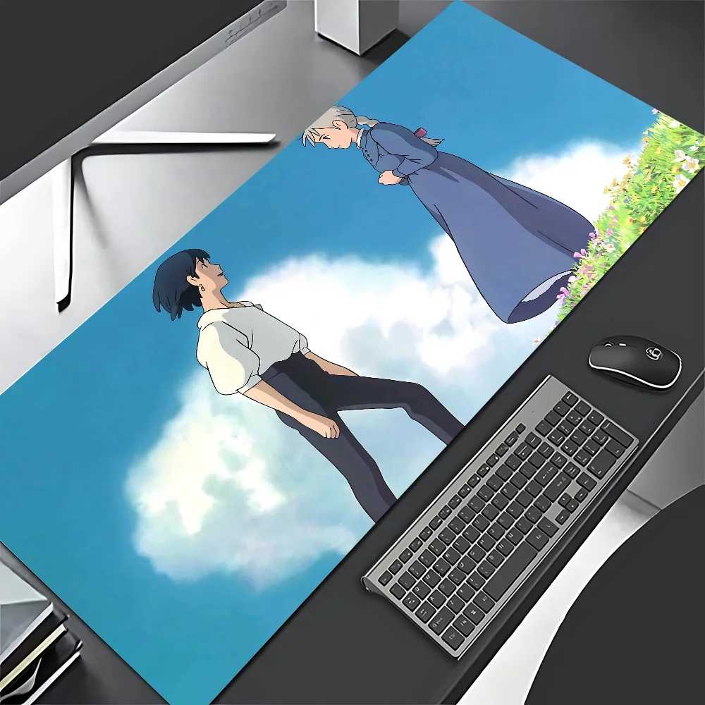 Howl's Moving Castle Mousepad Mouse Pad Laptop Gaming Accessories Mousepad Large Desk Mat Computer Gamer Keyboard Rug Carpet