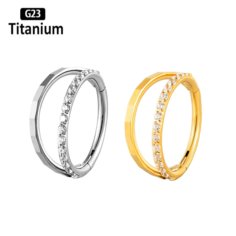 ASTM F136 التيتانيوم الأنف خواتم مسمار معدني تشيكوسلوفاكيا 8/10/12 مللي متر الحاجز هوب الزنمة الغضروف اللولب Daith الأذن ثقب مجوهرات للجسم القرط #6