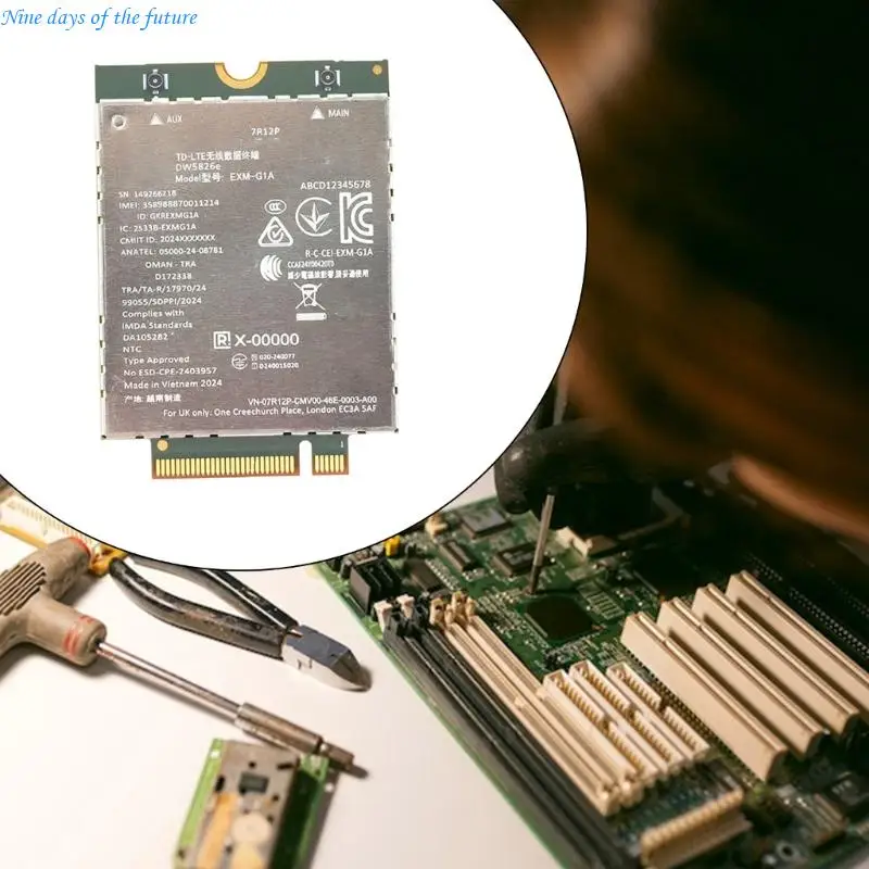 EXM-G1A DW5826E M.2 4G LTE WWAN Module for Laptop Models Wide Compatibility Fast Speed Connection E65A