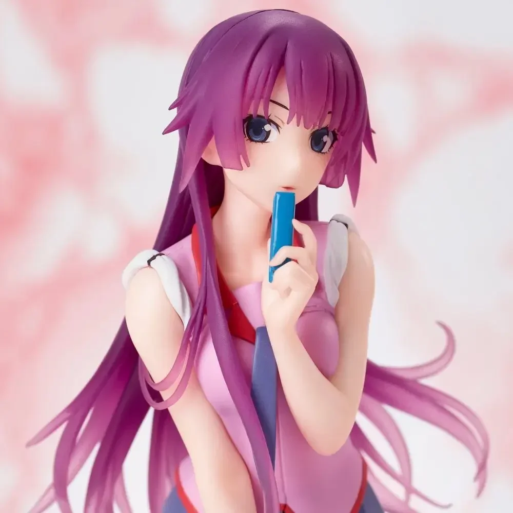 Taito-Poupées en PVC Authentiques, Jouets en Stock, Bakemonogatari Senjougahara Hitagi