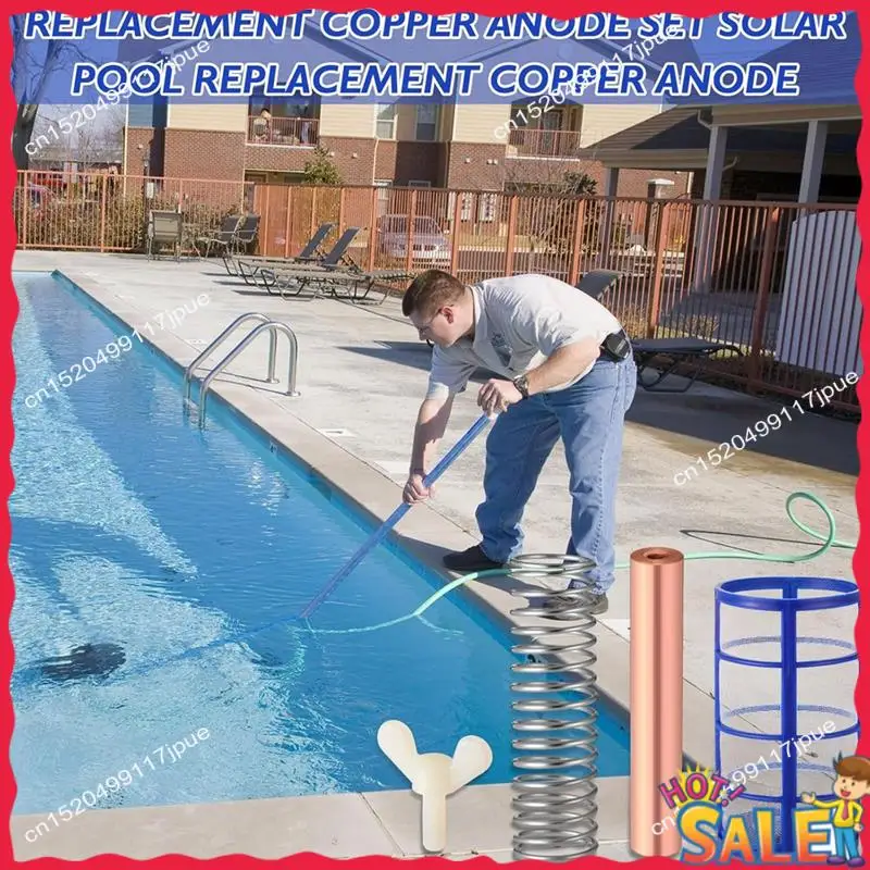 

Сменный комплект медного анодированного типа BOFO включает медные аноды, корзины, пружины и винты. Ионизаторы для бассейна Forsolar.