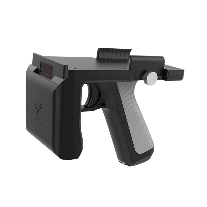 قارئ UHF RFID المحمول Android Bluetooth TAG Reader الماسح الضوئي المحمول طويل المدى مع قارئ Impinj E710