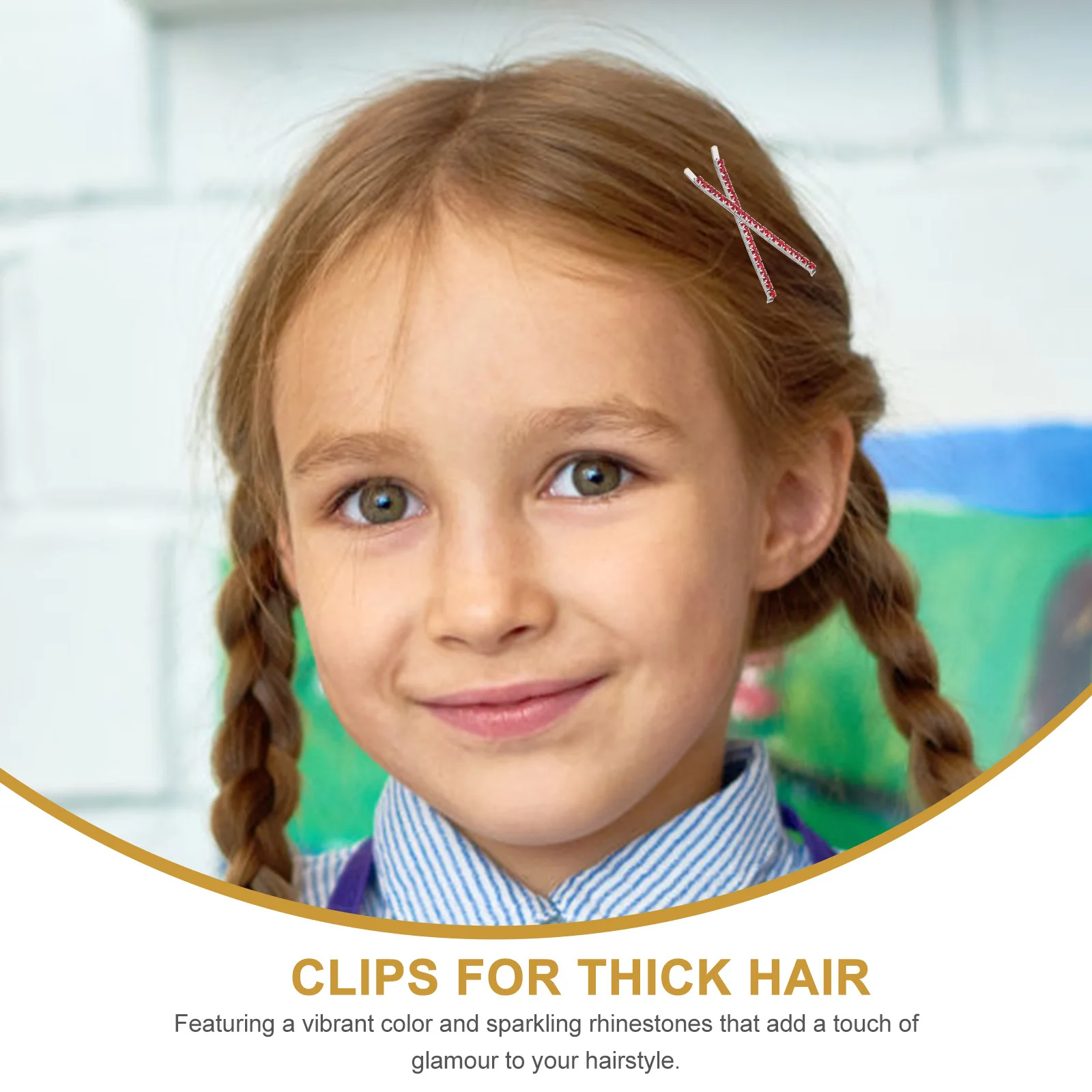 

15pcs Rhinestone Clips Sparkly Metal Barrettes For Women Styling Sectioning Hair Accessories Wedding Party Thick Hair