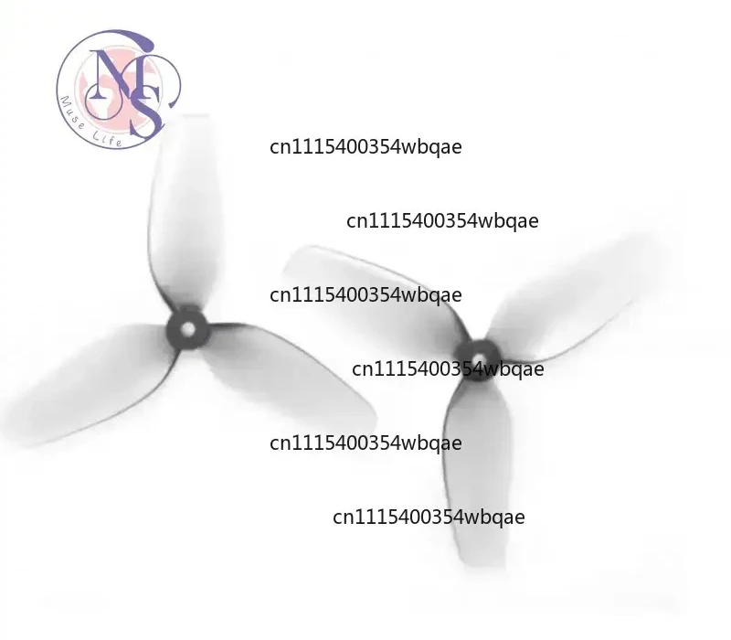 ZOCI-FOR-12Pcs 3Packs 45mm Micro FPV Propeller 1.5mm Shaft Carbonate Racing Drone Replacement Part