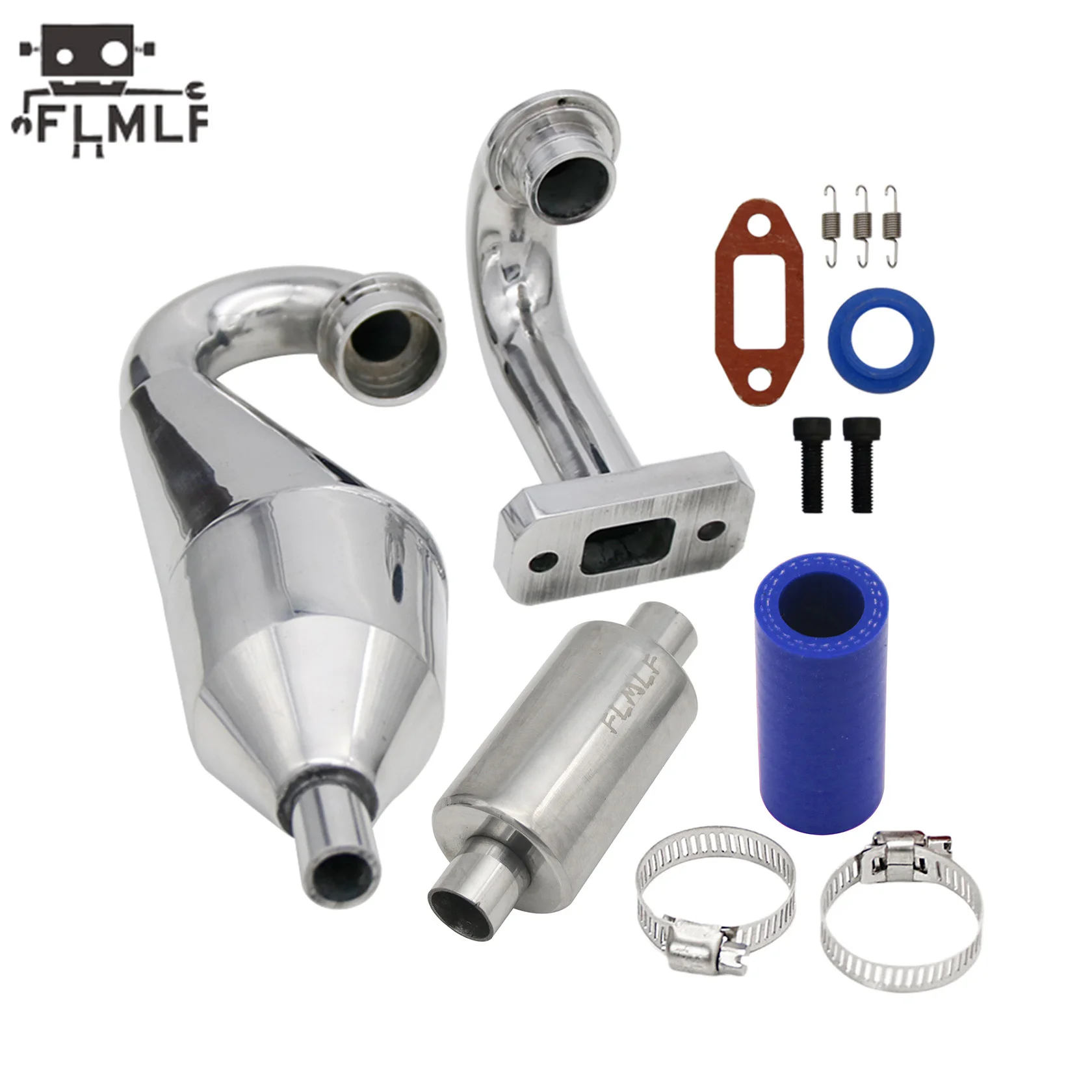 

Комплект выхлопной трубы или глушителя для радиоуправляемых моделей 1/5 HPI ROFUN BAHA ROVAN KM BAJA 5B 5T 5SC (запчасти для грузовиков)