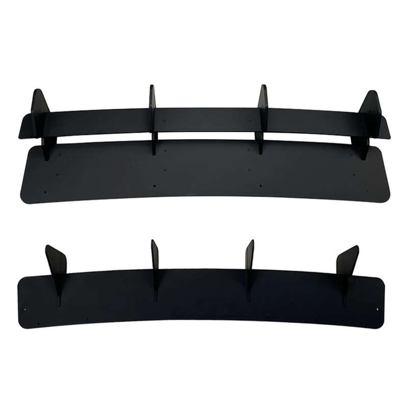 Car Rear Bumper Protector Spoiler Lip Rear Bumper Diffuser Splitter Spoiler Fins Trim