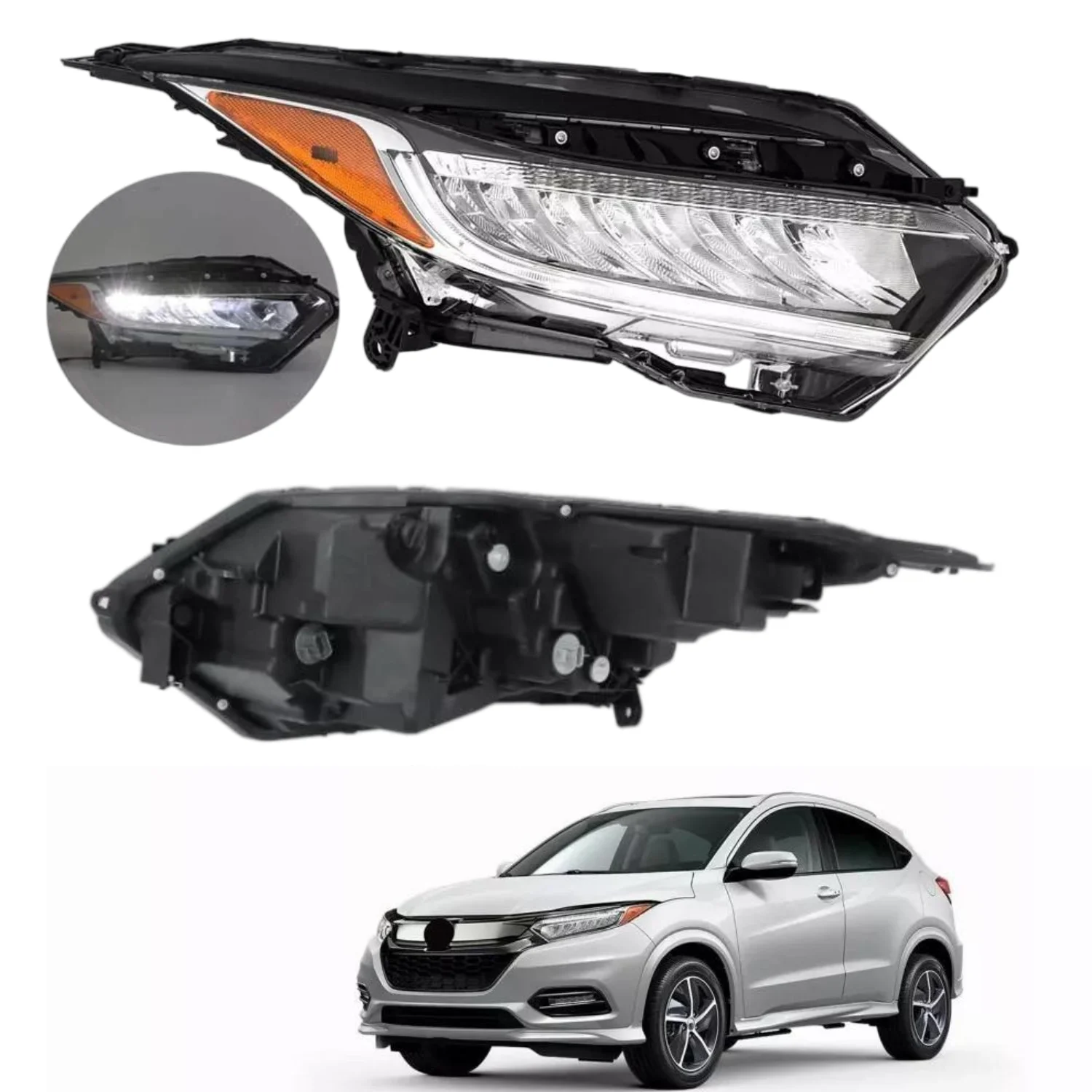 USA High Version Front Headlight Assembly 2019-2021 Auto Front Lighting Lamp Parts