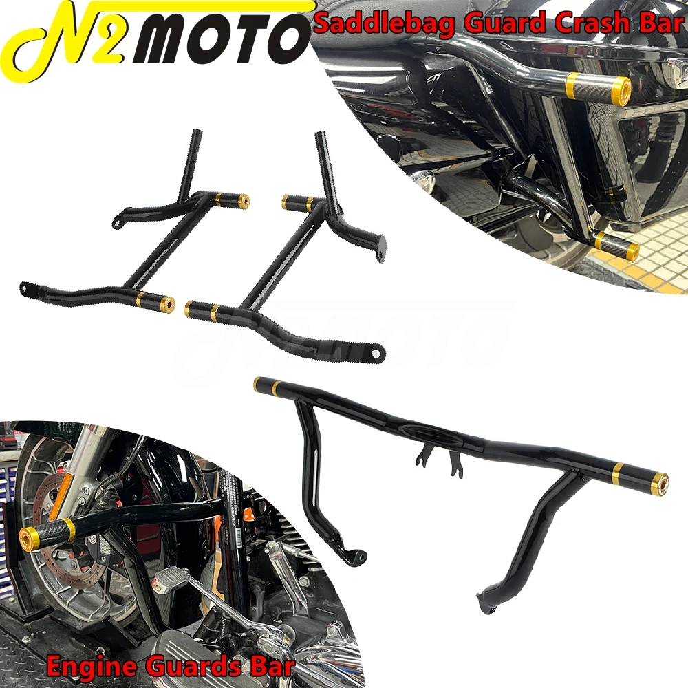 

Мотоциклетная карповая планка для Harley Street Glide FLHX FLHXST FLHXS FLHXU FLHXSE FLHXSE, передняя и задняя защита двигателя для шоссе 2014-2025 24