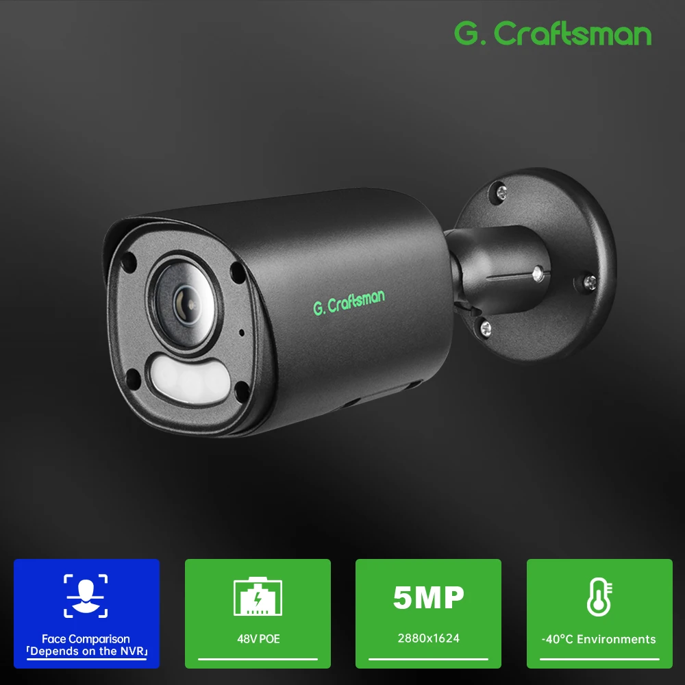 

C-R,HD,5MP,CMOS,PoE,Electronic Fence,Cross-boundary,Human Detection,Audio&Night Vision Surveillance Security,M5YUB,G.Craftsman