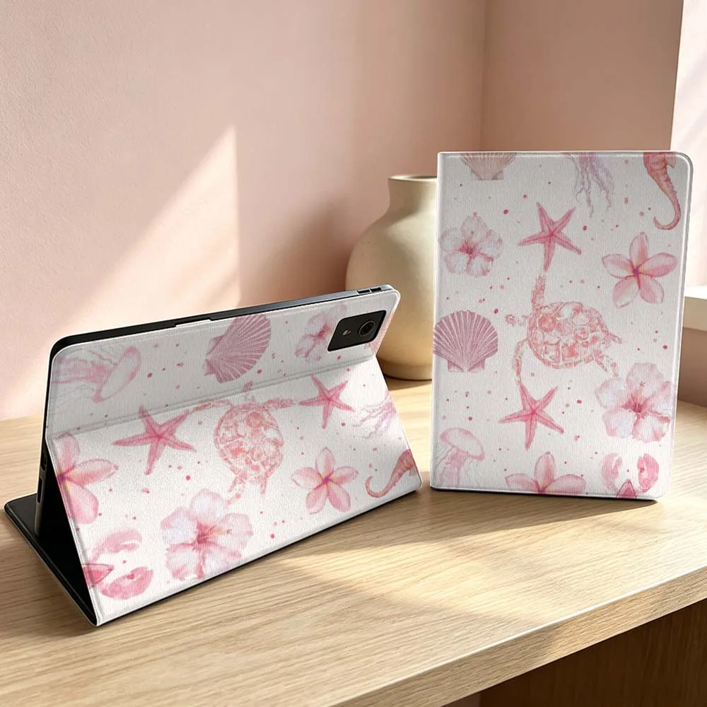 Pink starfish turtle pattern Soft For Lenovo Xiaoxin Lenovo Tab Pad Pro Plus K11 P12 M10 Legion Y900 Y700 Inch Tablet Case