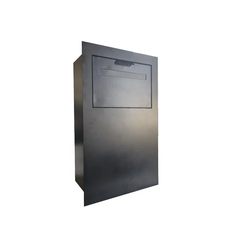 Large Steel Outdoor Parcel Mailbox Anti-rust Delivery Box Small Brick-in Letter Box Post Wall Mount Waterproof Letterbox